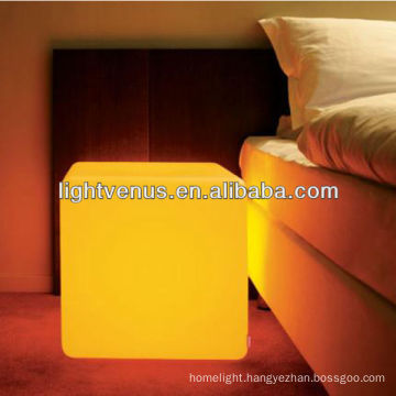 Color Changing LED Cube Stool